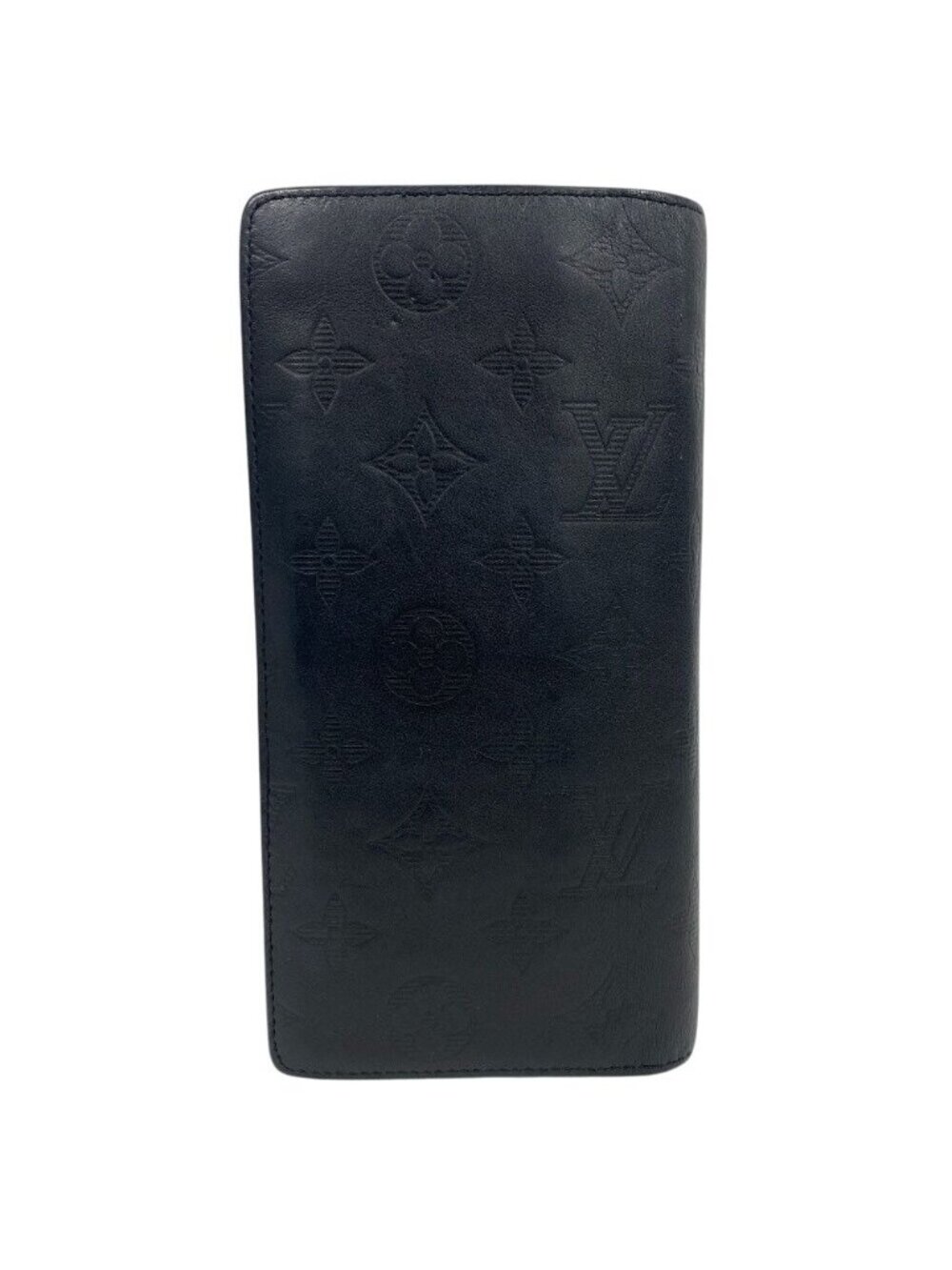 Louis Vuitton Portefeuille Brazza Monogram Shadow Leather Wallet Black - Picture 2 of 8